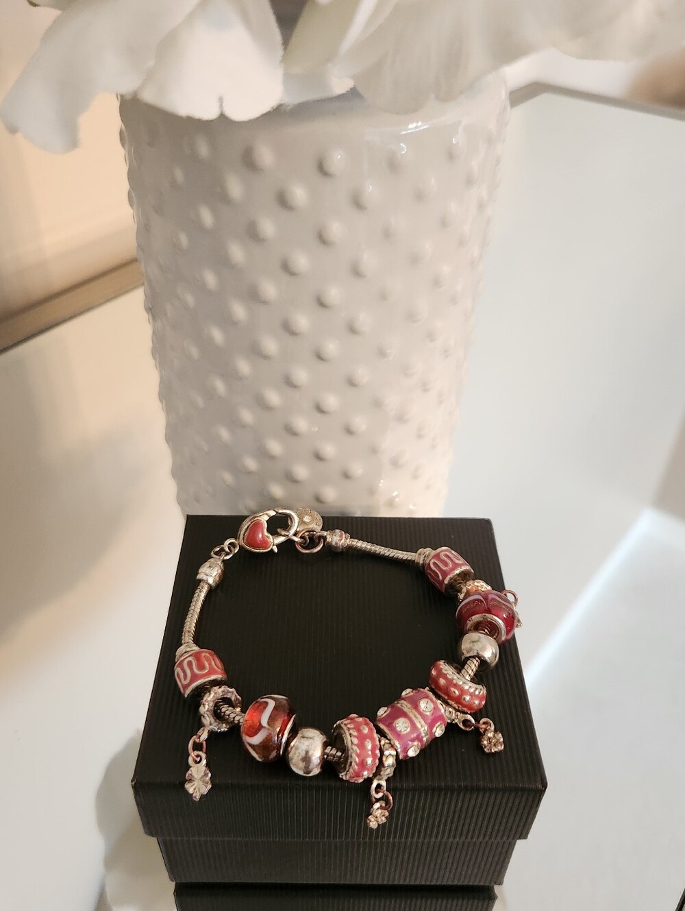 Pink Charm Bracelet 🩷💮🌸